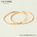 97348 xuping hot selling high quality big circle18k gold color elegant ladies hoop earrings